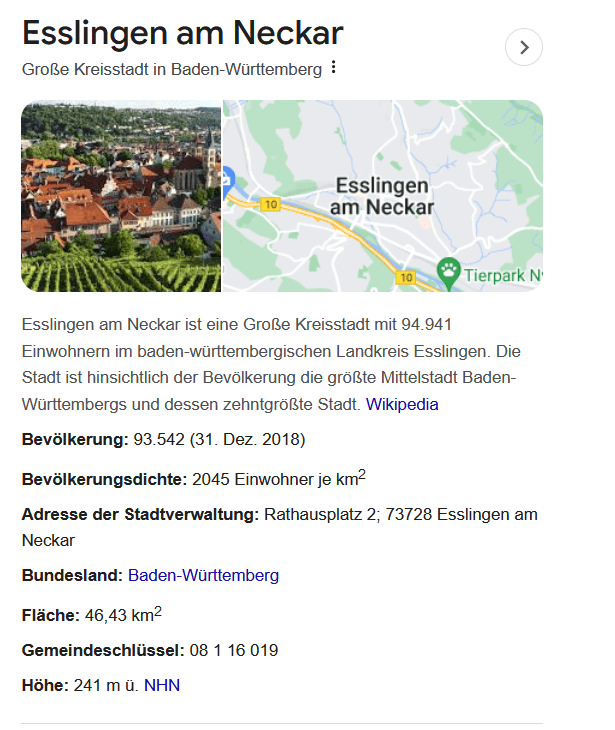 Google Bewertung deaktiviert