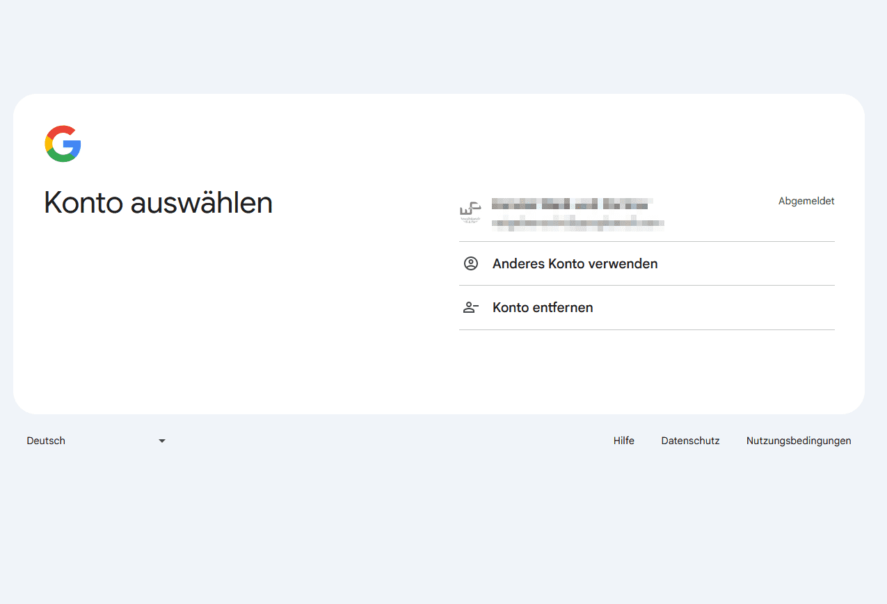 Google login Google-Anmeldung