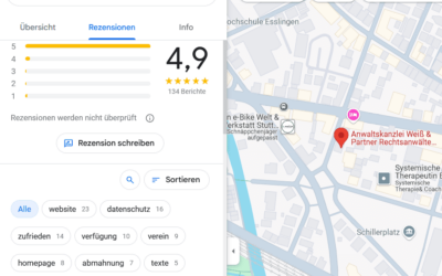 Google Bewertungen auf Website einbinden
