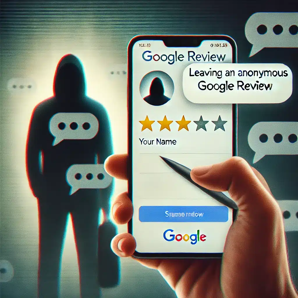 Anonyme Google Bewertung