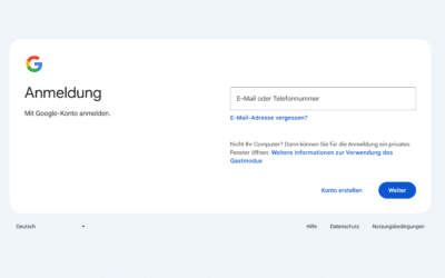 Google Konto erstellen